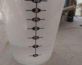 A picture of step 2 of Eggless whole wheat chocolate cake.