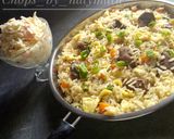 A picture of step 4 of Chinese fried rice.
