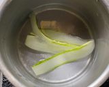 A picture of step 2 of Martini & Cucumber syrup Cocktail.