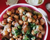 A picture of step 3 of Chana masala.