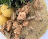 Filet z indyka w sosie z pieczarkami krok przepisu 5 zdjęcie