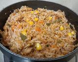 A picture of step 4 of Corn & Vegetable Tawa Rice.
