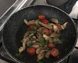 Foto do passo 4 de Trigo sarraceno com cogumelos pleurotus (vegan)