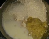 A picture of step 1 of Egg Banana Milk Pan Cake.