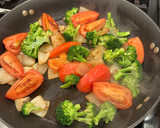A picture of step 4 of Beef and Broccoli.