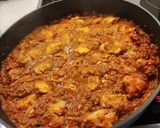 A picture of step 4 of Indian pepper chicken.