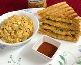 A picture of step 7 of Tandoori Mayo Paneer Grilled Sandwich.