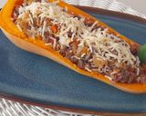 Foto del paso 8 de la receta: Calabaza rellena de carne, verduras y arroz