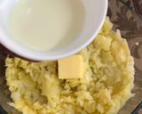 A picture of step 2 of Cheesy Chicken Ham Mashed Potato Patties.