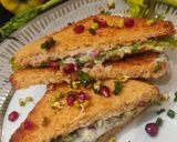 A picture of step 6 of Sprouts apple coleslaw sandwich.