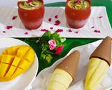 A picture of step 4 of Mango Matka Kulfi.
