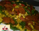 A picture of step 18 of Savoury italian sausage elbow macaroni.