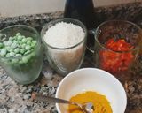 Foto del paso 1 de la receta: Arroz amarillo con verduras