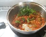 A picture of step 4 of Kadai babycorn.