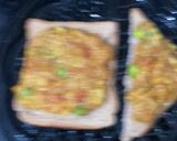A picture of step 4 of PavBhaji Sandwich waffles.