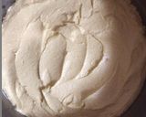 Sajttorta meggyes piskótán recept fázis 4 fotója