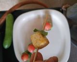 A picture of step 5 of Cucumber Watermelon Paneer bites.