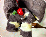 Foto langkah ke 7 dari resep Bolu Ketan Hitam Keju Lumer.