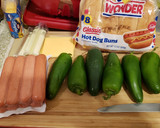 Foto del paso 1 de la receta: JALAPEÑOS DOGS 🌭 #4deJulio