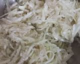 A picture of step 1 of Lauki Halwa.
