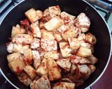 A picture of step 3 of Stewed Arrowroots, potatoes and matoke.