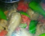 A picture of step 4 of Peshawari karahi.