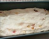 A picture of step 14 of Breakfast Bread with dry fruits and tutty fruity.