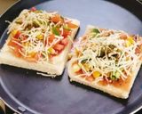 A picture of step 4 of Cheese Bread mini pizza 🍕 cheese pizza 🍕🥖.