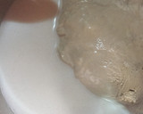 A picture of step 1 of Coconut Pap(Akamu).
