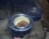 A picture of step 8 of Mawe tatu cake.