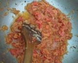 A picture of step 3 of Achar Gosht.