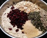 Φωτογραφία βήματος 2 της συνταγής Μπάρες superfood με σπιτική μαρμελάδα ροδάκινο
