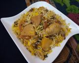 A picture of step 15 of Sindhi Biryani.