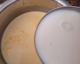 A picture of step 1 of Kesar Elaichi Kharvas (Khees).