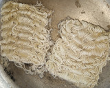 A picture of step 1 of Coconut noodles.