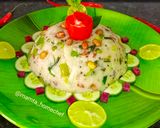 A picture of step 6 of Vegetable Rava Upma.