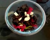 A picture of step 7 of My Crispy Kale and Red Cabbage Salad with Feta cheese 💚.