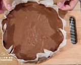 A picture of step 14 of Chocolate Blueberry Cheesecake in AIRFRYER.