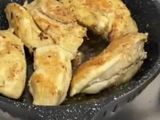 مكرونة بالكريمة والدجاج
