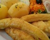 Foto del paso 6 de la receta Bifé de peixe espada con banana (pez sable con banana)