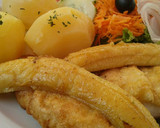 Foto del paso 6 de la receta: Bifé de peixe espada con banana (pez sable con banana)