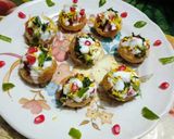 A picture of step 6 of Street style tasty chatpati Dahi Puri.