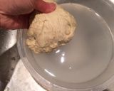 A picture of step 3 of Seitan (gluten meat).