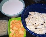Foto langkah ke 1 dari resep Kolak pisang, ubi dan kolang Kaling ala dapur ku.