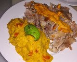 Foto del paso 4 de la receta: Todo un menú. Caldo, pavo, hummus y ensalada