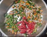 A picture of step 4 of Proso millet khichdi.