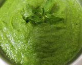 A picture of step 3 of Panipuri chutney raw mango and mint chutney.