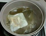 Hình bước làm 2 của món Canh Nấm 버섯국