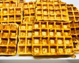 Almás-fahéjas gofri karamellizált almaraguval recept fázis 5 fotója