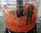 A picture of step 4 of Fresh Tomato Salsa 🍅 & Deep Fried Tortilla Chips.